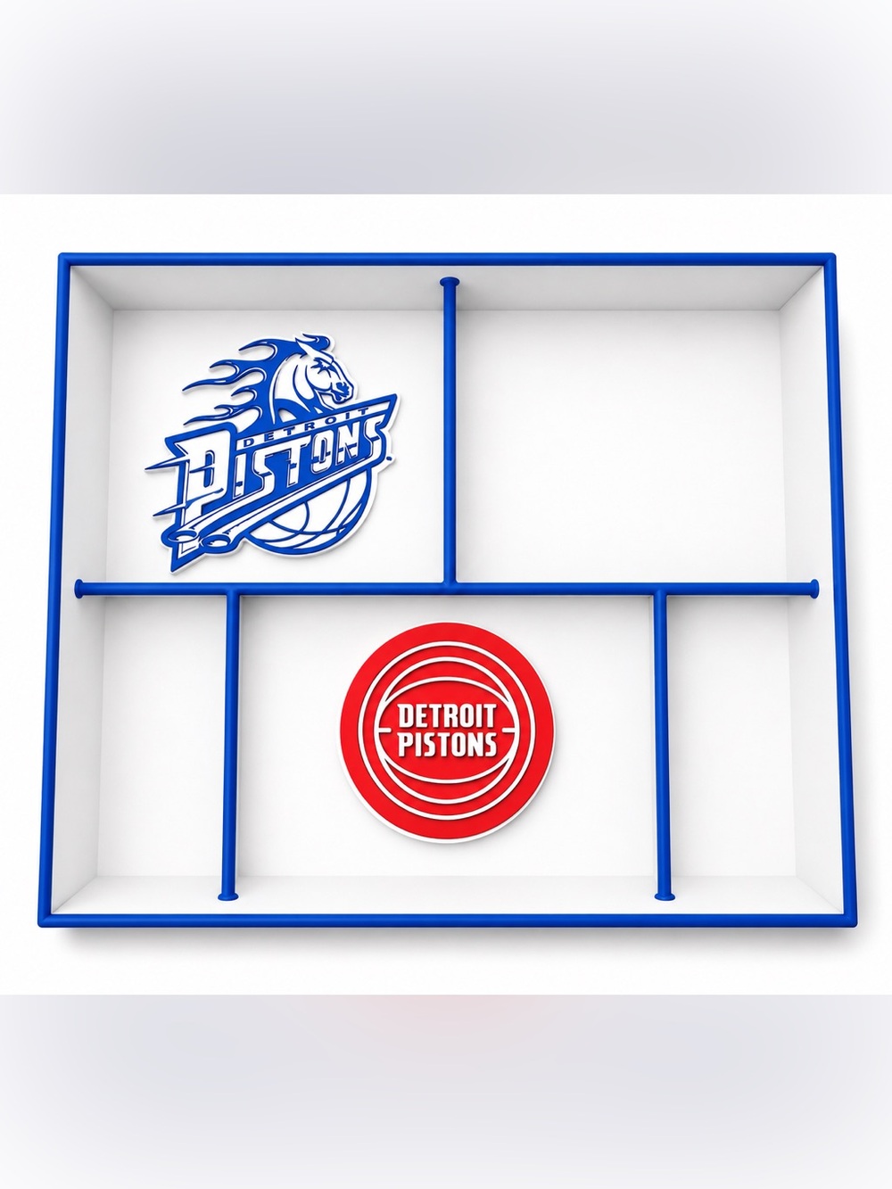 Detroit Pistons NBA Pocket Dump Tray - For Keys, Wallet, Money, Etc